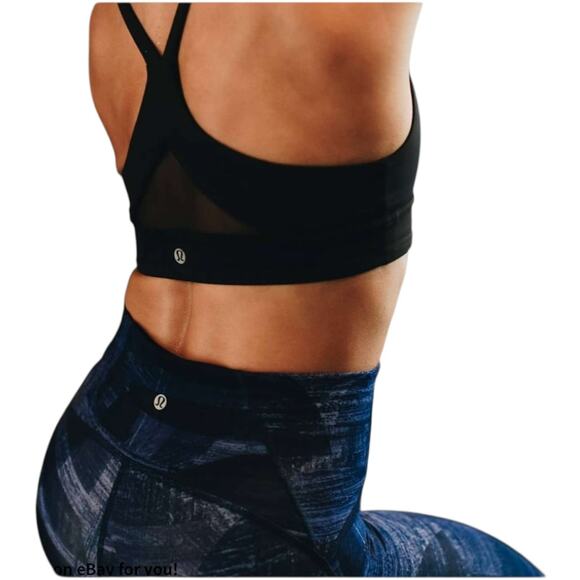 Lululemon Train Times Crop 17" Transition Multi Midnight Navy / Black Worn Once! - Picture 7 of 13